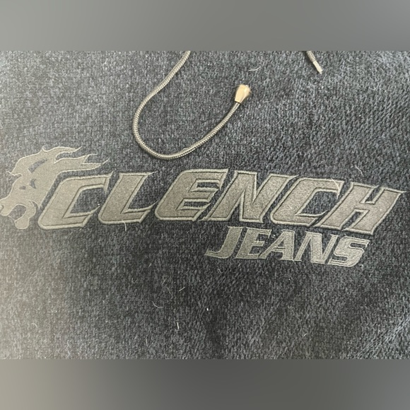Clench jeans Y2K hoodie excellent condition size XXL - Picture 4 of 4